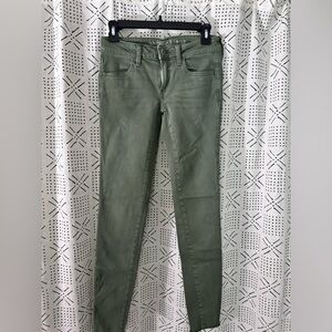 American Eagle Outfitters Skinny Jeans — Olive Green